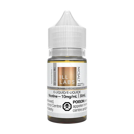 ILL Labs Peach Mango Crumbs Salt 40% Off