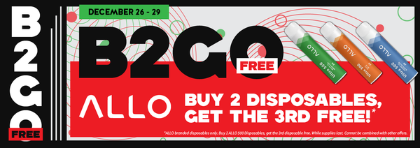 Boxing Day Sales 2024 - B2GO Allo 500 Disposables