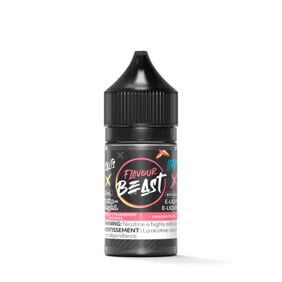 Flavour Beast STR8 UP Strawberry Banana Iced Salt